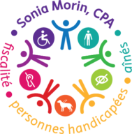 Logo Sonia Morin - CPA - Fiscalité pour personnes handicapées, aînés et leurs proches aidants.